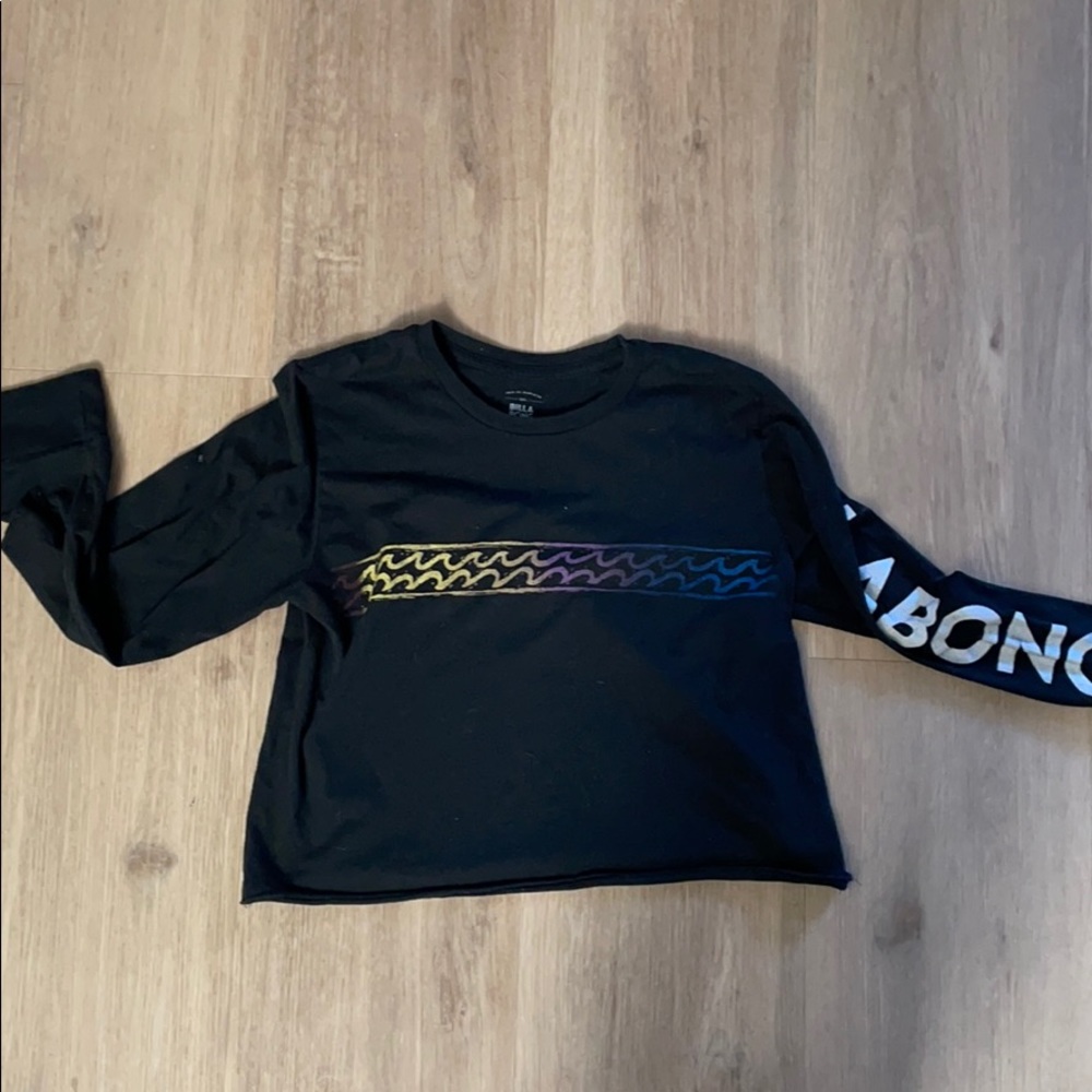 Billabong crop long sleeve tee